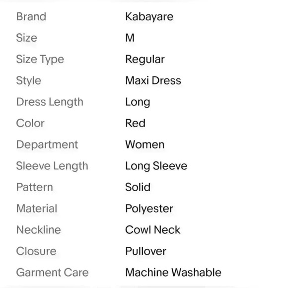 NEW NWT Women's Kabayare Maroon ORIGINAL Milk Silk Maxi Dress - Picture 10 of 10